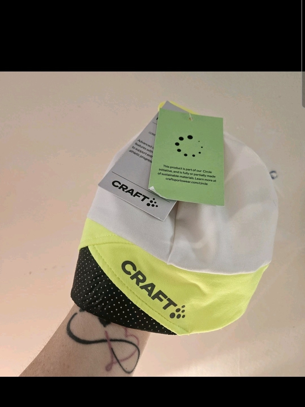 Craft NWT Sportswear ADV Lumen Fleece Hat Unisex Size S/M White Flumino